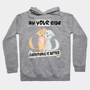 By your side (Cats Kawaii) Hoodie